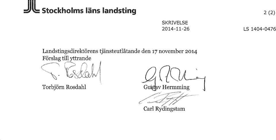 Landstingsdirektörens