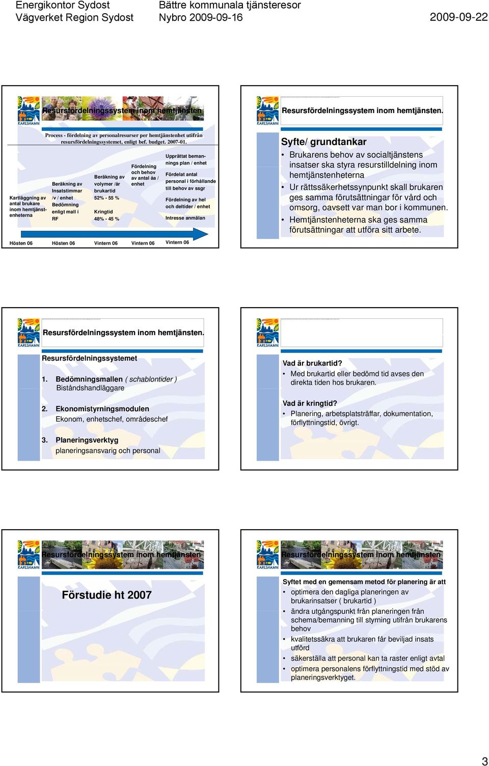 bemannings plan / enhet Fördelat antal personal i förhållande till behov av ssgr Fördelning av hel och deltider / enhet Intresse anmälan Syfte/ grundtankar Brukarens behov av socialtjänstens insatser