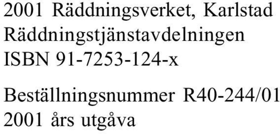 ISBN 91-7253-124-