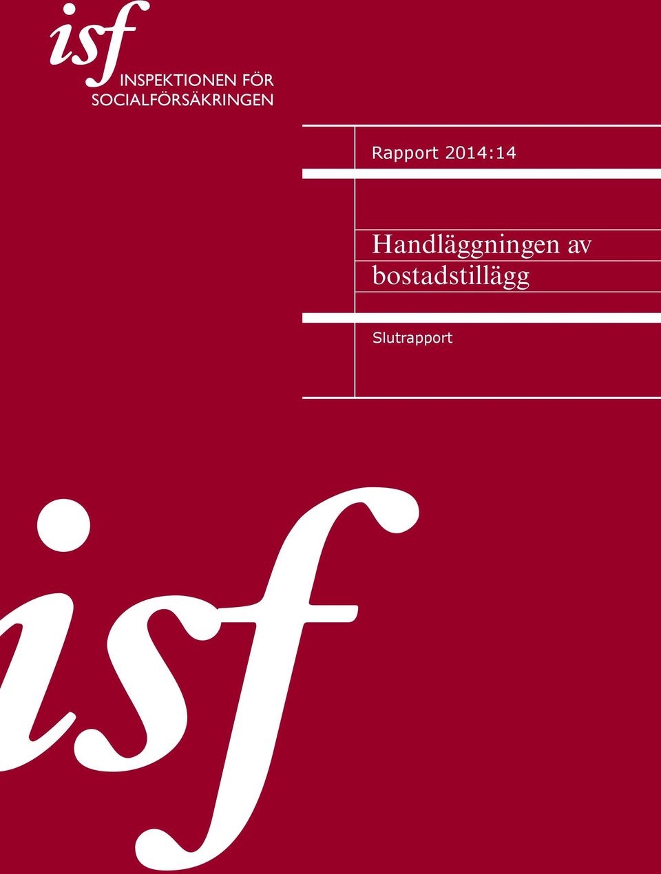 Rapport 2014:14