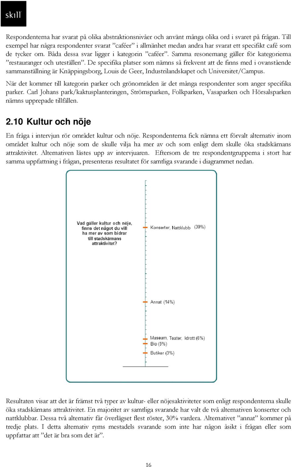 Samma resonemang gäller för kategorierna restauranger och uteställen.