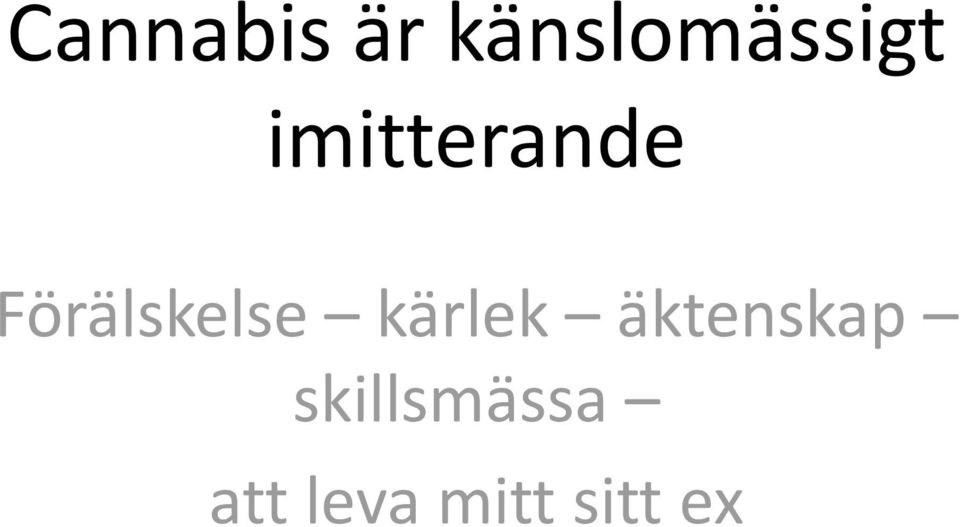 imitterande Förälskelse