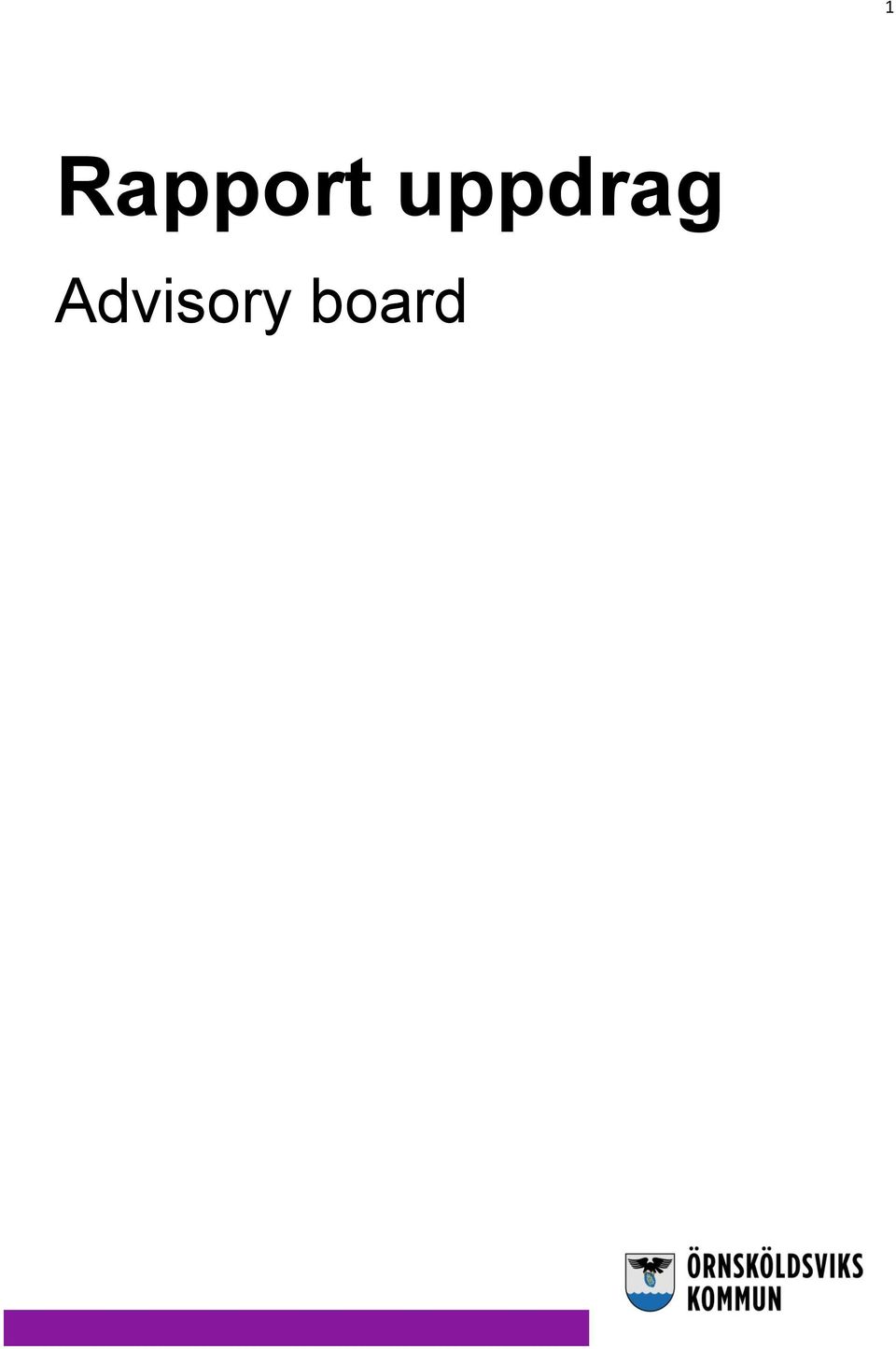 Advisory