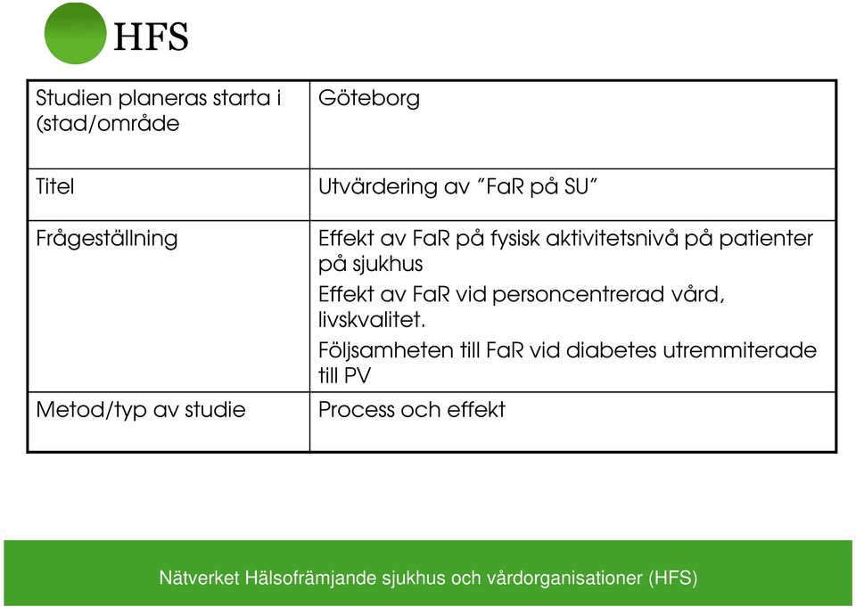 personcentrerad vård, livskvalitet.