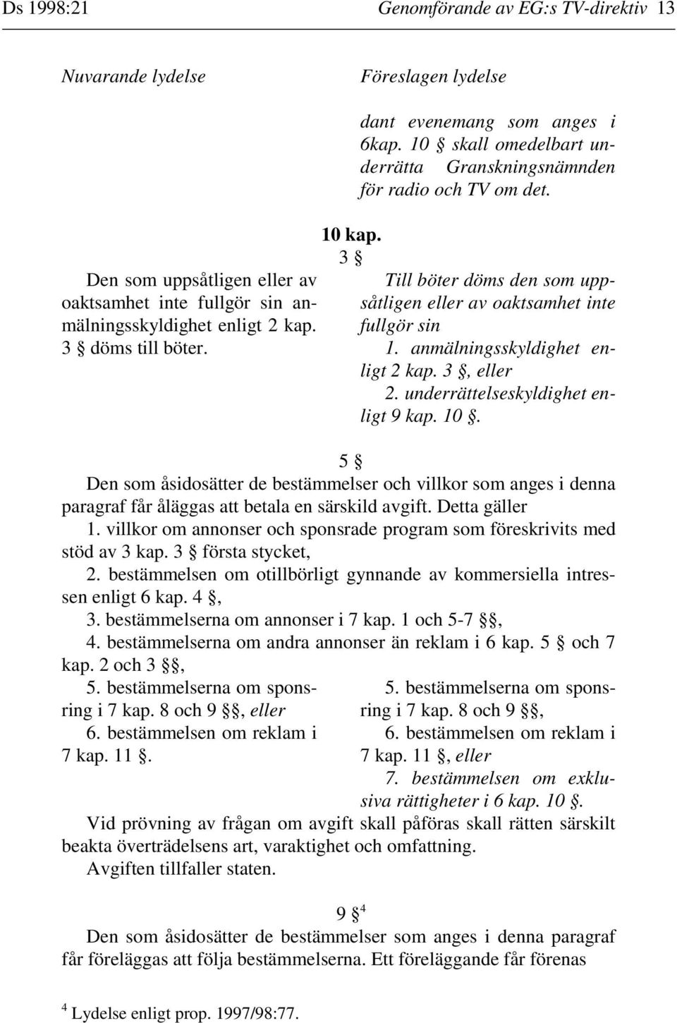 anmälningsskyldighet enligt 2 kap. 3, eller 2. underrättelseskyldighet enligt 9 kap. 10.