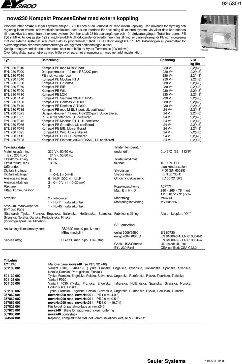 externt system. Den har totalt 28 hårdvaruingångar och 10 hårdvaruutgångar. Totalt har denna PE 256 st MFA. Av dessa står 192 st mjukvaru-mfa till förfogande för överföringen.