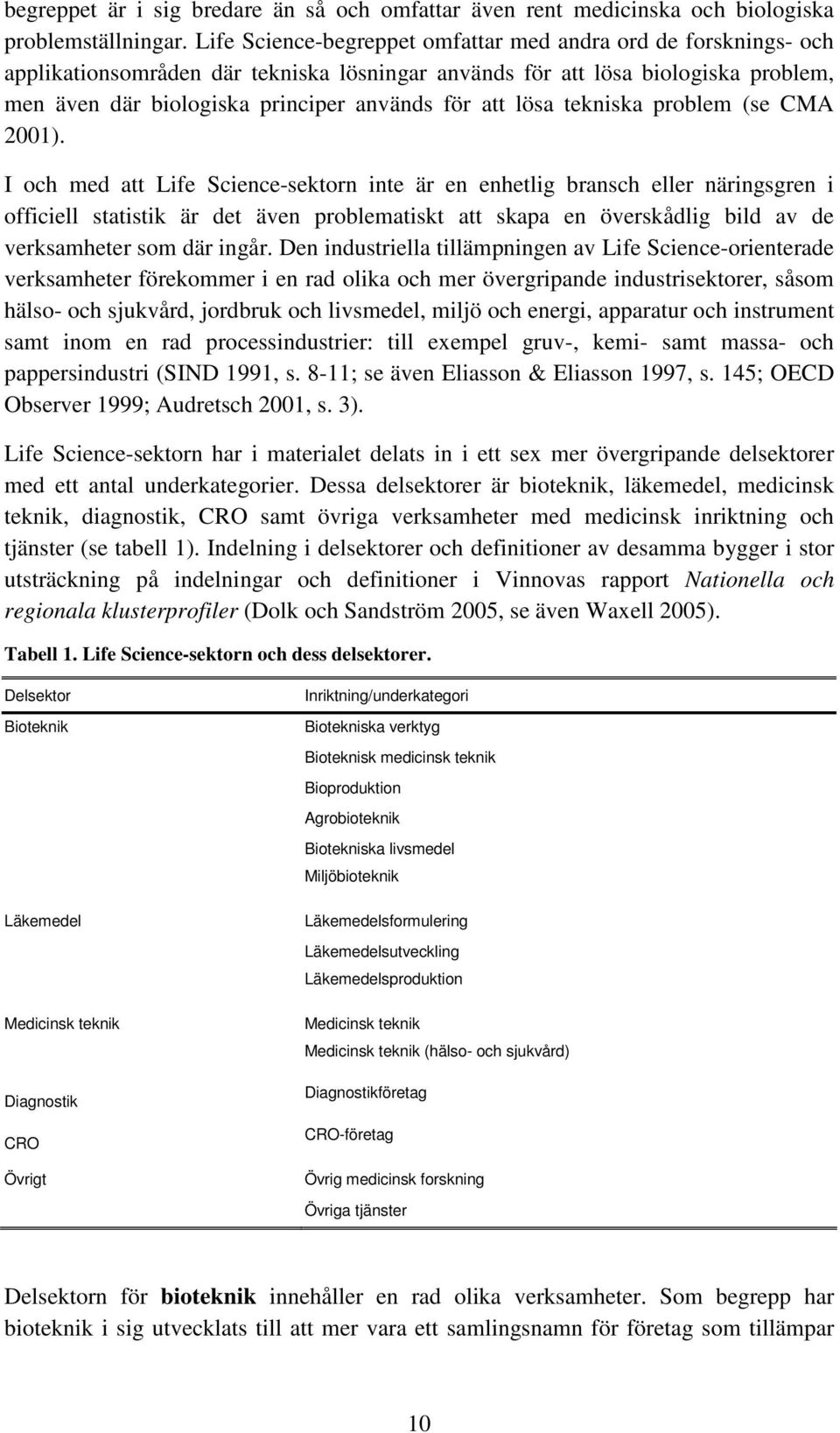 lösa tekniska problem (se CMA 2001).