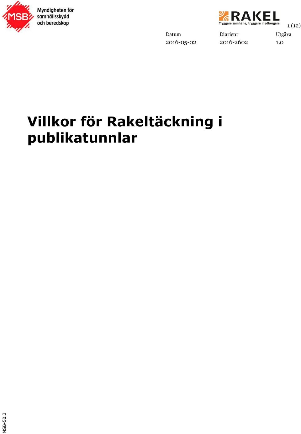 Villkor för