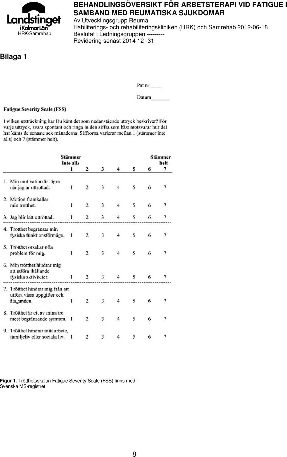 Severity Scale (FSS)