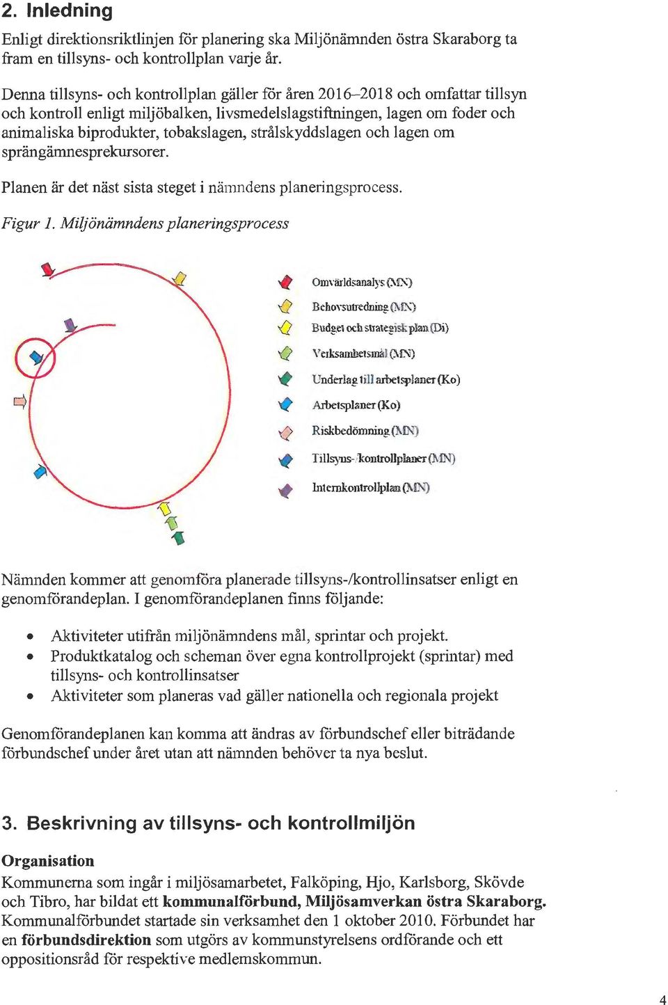 strålskyddslagen och lagen om sprängämnesprekursorer. Planen är det näst sista steget i nämndens planeringsprocess. Figur 1.