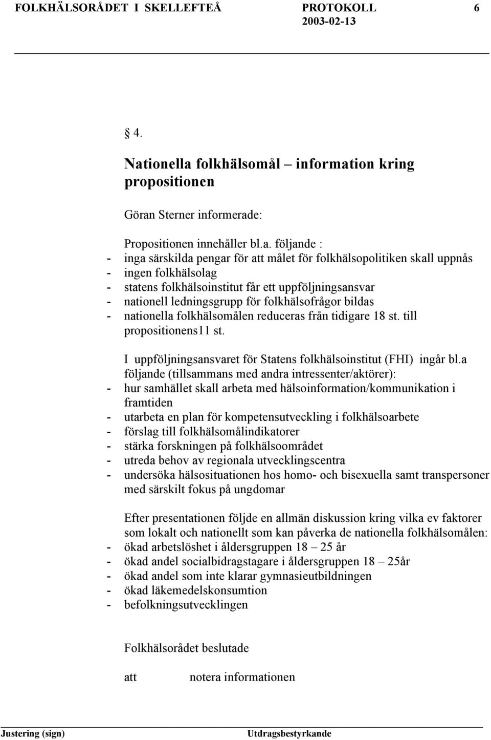 folkhälsomål informat