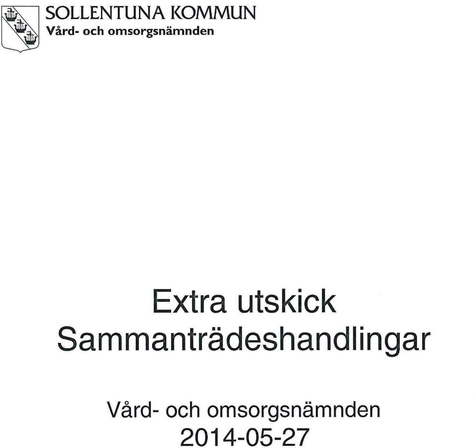 Sammanträdeshandlingar Vård-