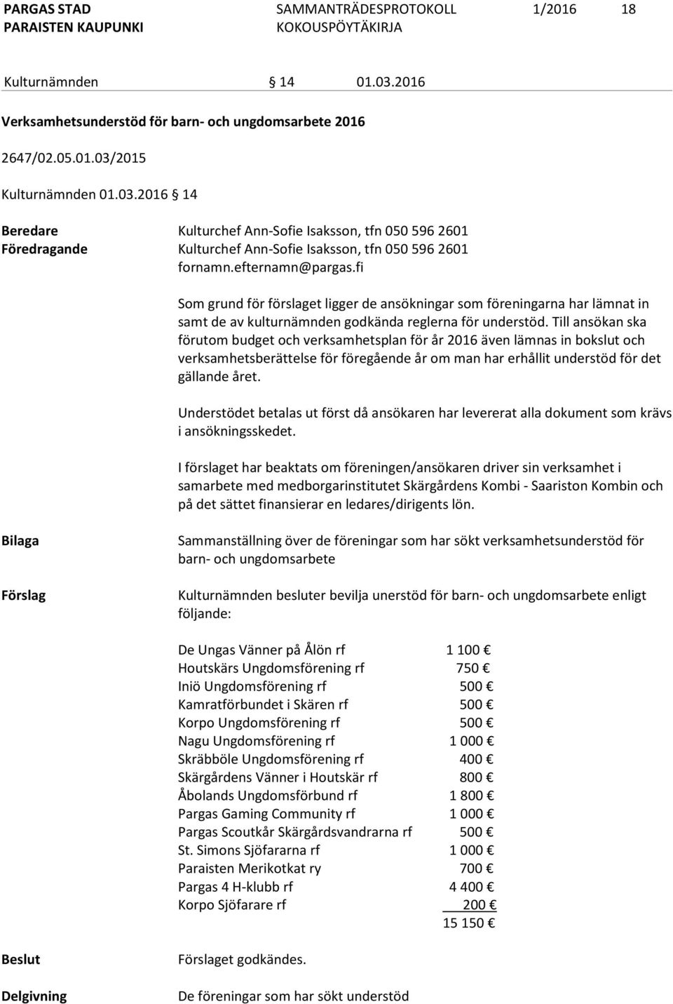 2015 Kulturnämnden 01.03.