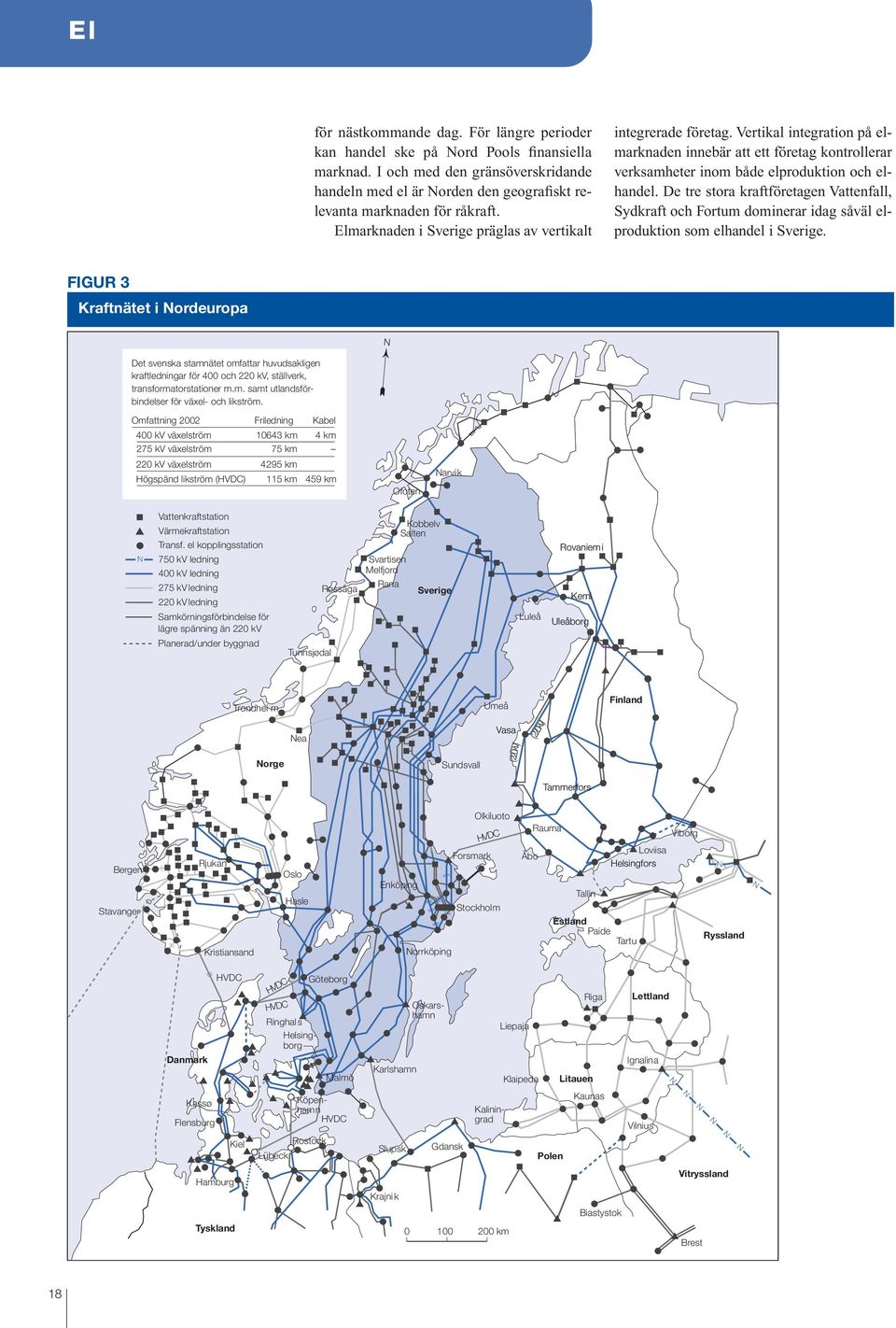 Vertikal integration på elmarknaden innebär att ett företag kontrollerar verksamheter inom både elproduktion och elhandel.