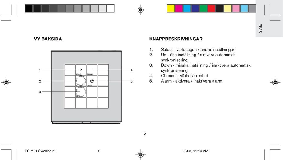 Up - öka inställning / aktivera automatisk synkronisering 3.