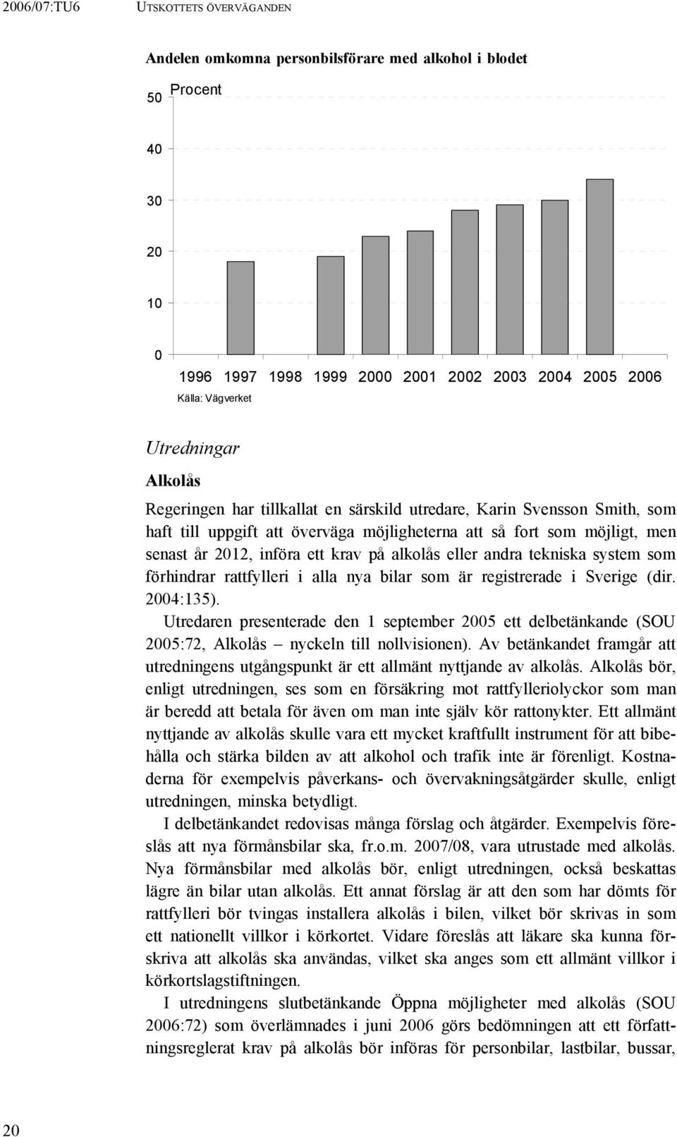 andra tekniska system som förhindrar rattfylleri i alla nya bilar som är registrerade i Sverige (dir. 2004:135).