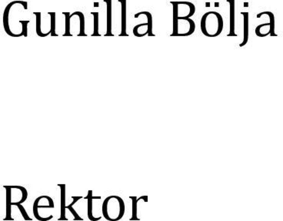 Rektor