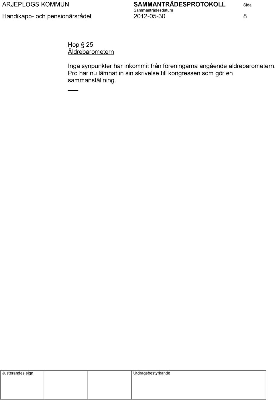 föreningarna angående äldrebarometern.