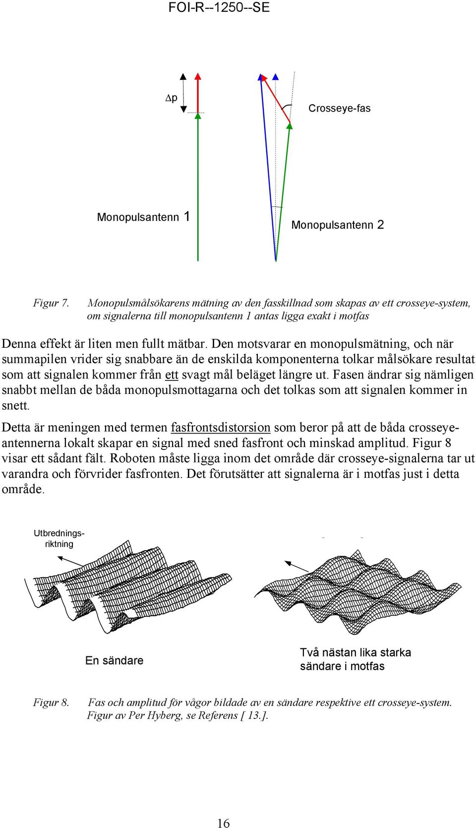 Den motsvarar en monopulsmätning, och när summapilen vrider sig snabbare än de enskilda komponenterna tolkar målsökare resultat som att signalen kommer från ett svagt mål beläget längre ut.