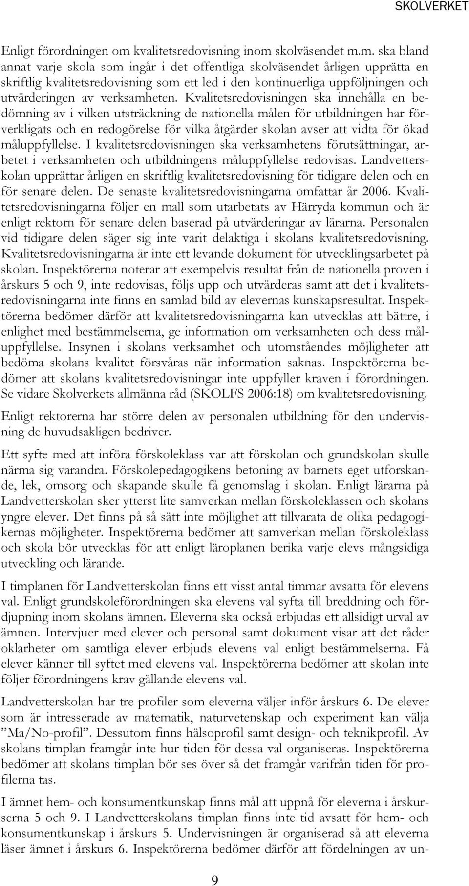 skolväsendet m.