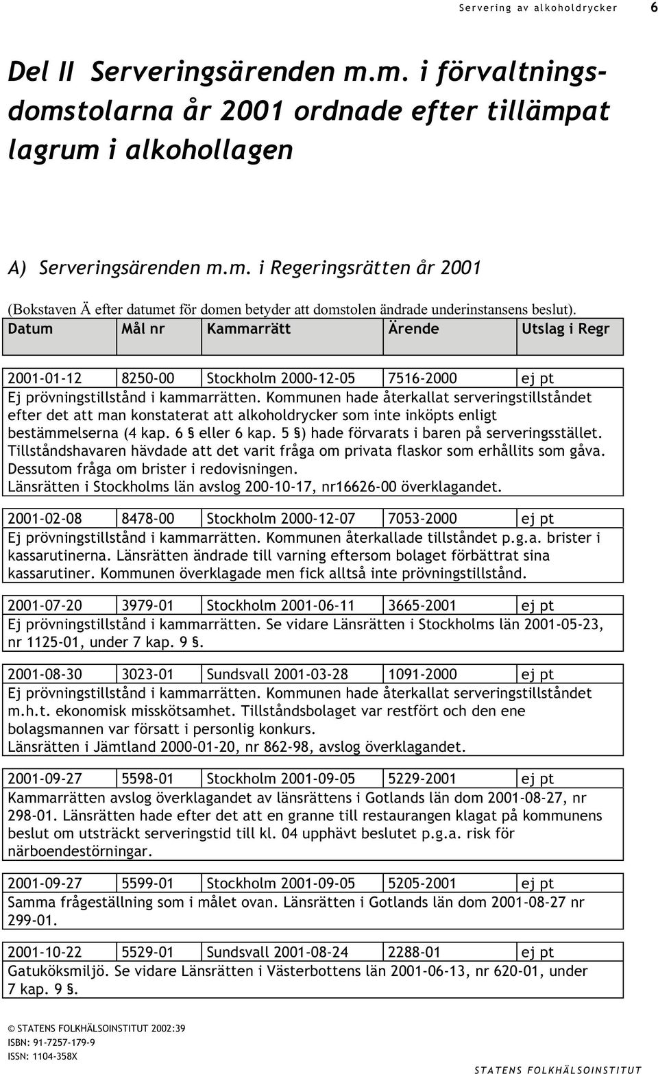 Kommunen hade återkallat serveringstillståndet efter det att man konstaterat att alkoholdrycker som inte inköpts enligt bestämmelserna (4 kap. 6 eller 6 kap.