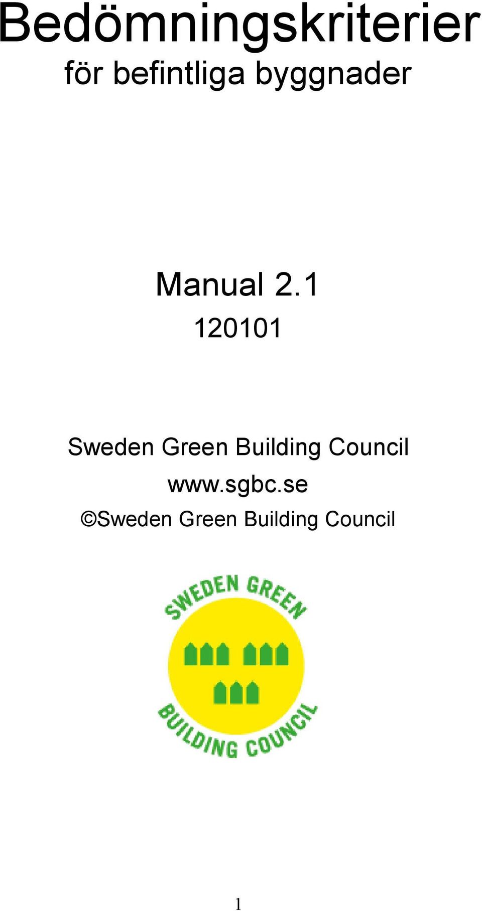 1 120101 Sweden Green Building