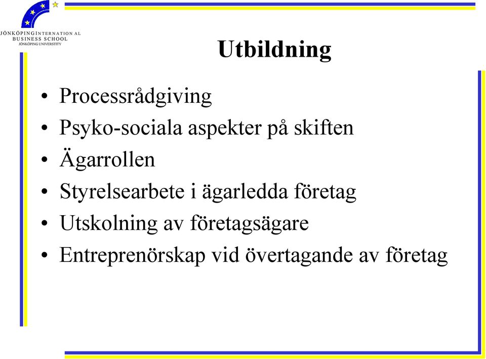 Styrelsearbete i ägarledda företag