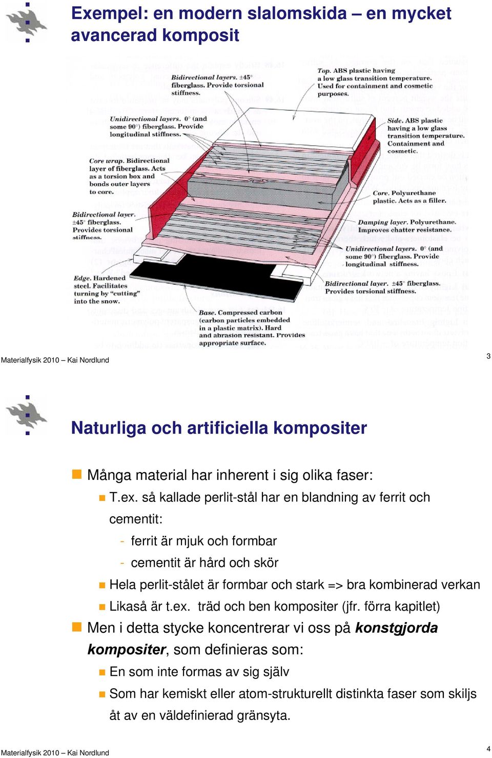 stark => bra kombinerad verkan Likaså är t.ex. träd och ben kompositer (jfr.