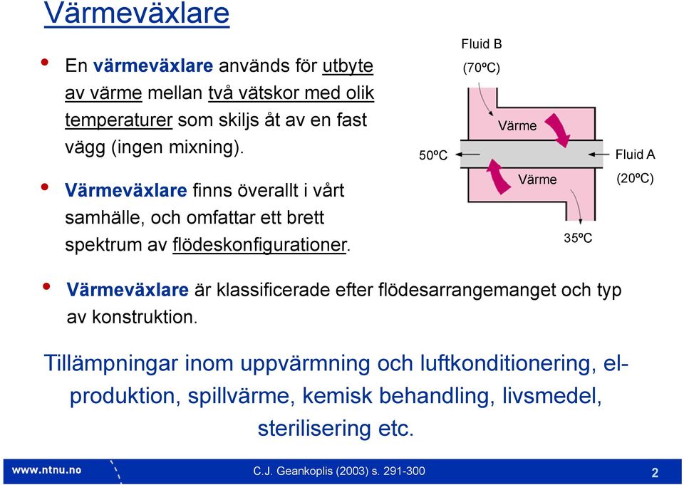 50ºC Väme Flud Vämevälae fnns öveallt våt samälle, o omfatta ett bett Väme (0ºC spetum av flödesonfguatone.