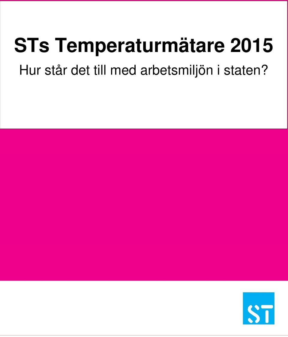 STs Temperaturmätare Hur står det 