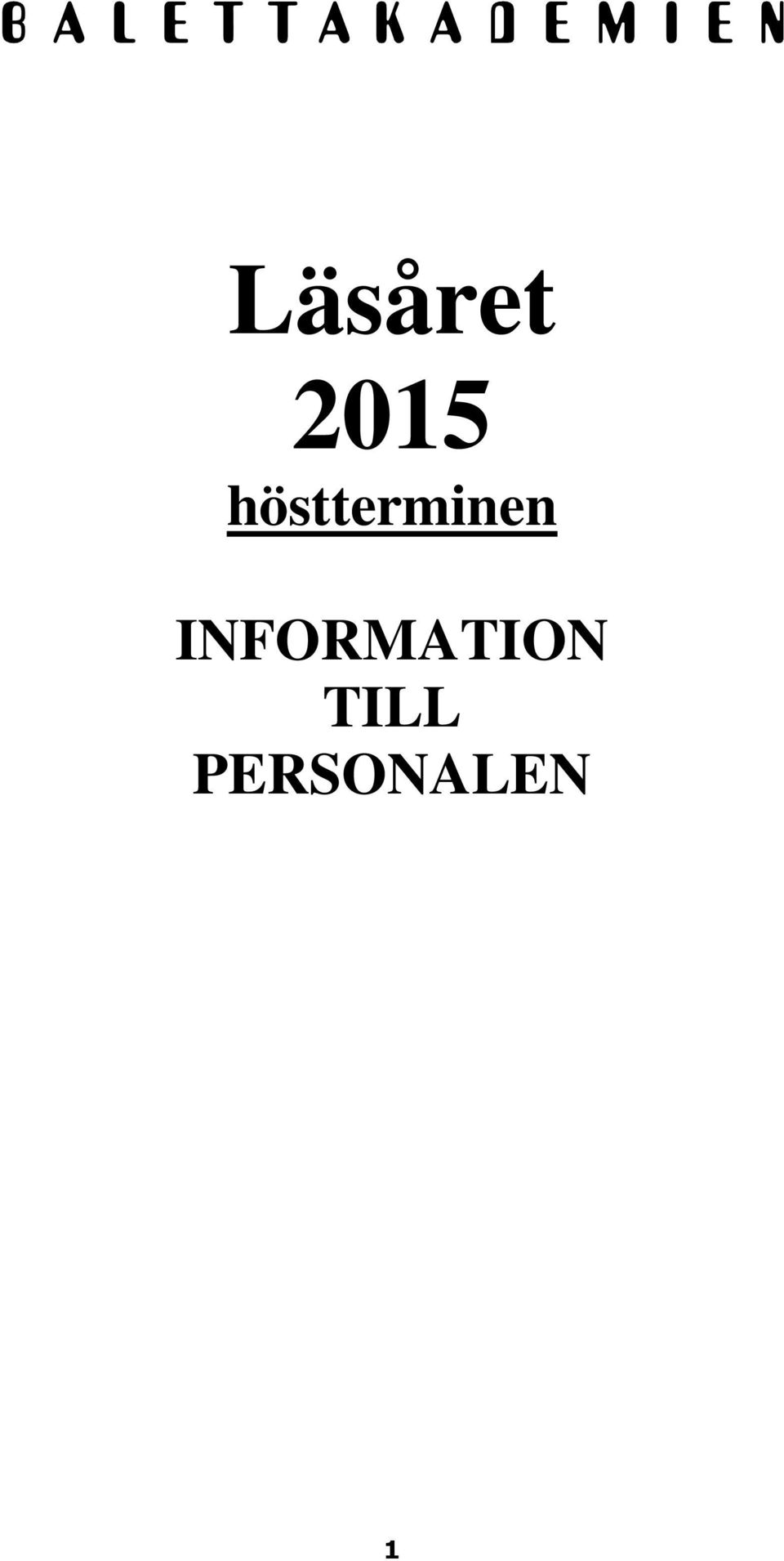 INFORMATION