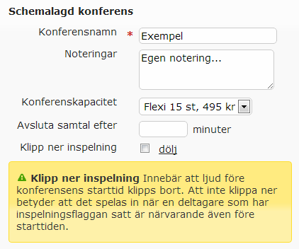 1 Bokning 1.1 Hur bokar man en telefonkonferens? STEG 1 Gå till inloggningssidan http:///telefonkonferenser Logga sedan in med uppgifterna som du fått av Engcom.