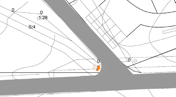 Utformning av korsning Med hänsyn tagen till dagens och framtidens trafikflöde på Storgatan och Industrivägen, anges nedan tre alternativ till utformning av korsning mellan dessa två gator; 1.