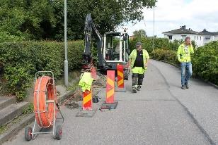 Massor från schakt Ledningsbädd Kringfyllnad Återfyllnad