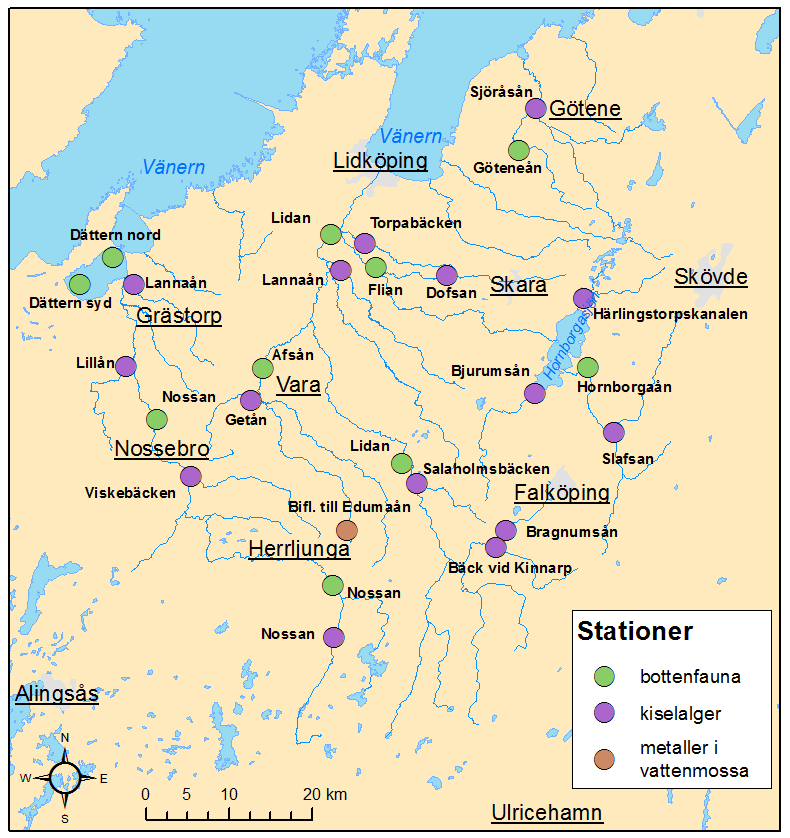 ett vattendrag under en längre tid, upp till ett år före provtagning. Detta gör att de är mycket lämpliga att använda i vattenkvalitetsundersökningar.