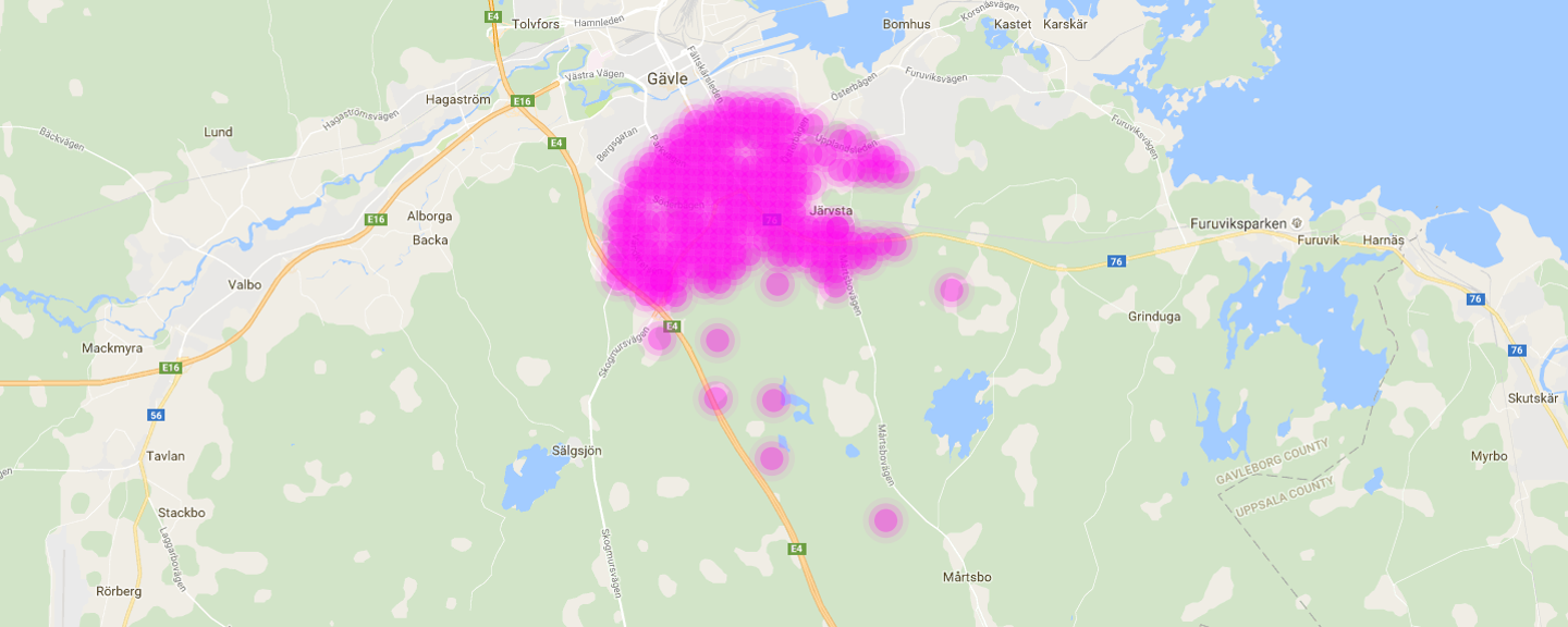 Statistikrapport Aktuell kommun Gävle Områdesbeskrivning 2 KM runt Hemlingby fritidsområde Sammanfattning Inom statistikområdet (totalt antal) Befolkning Utländsk Bakgrund Hushåll