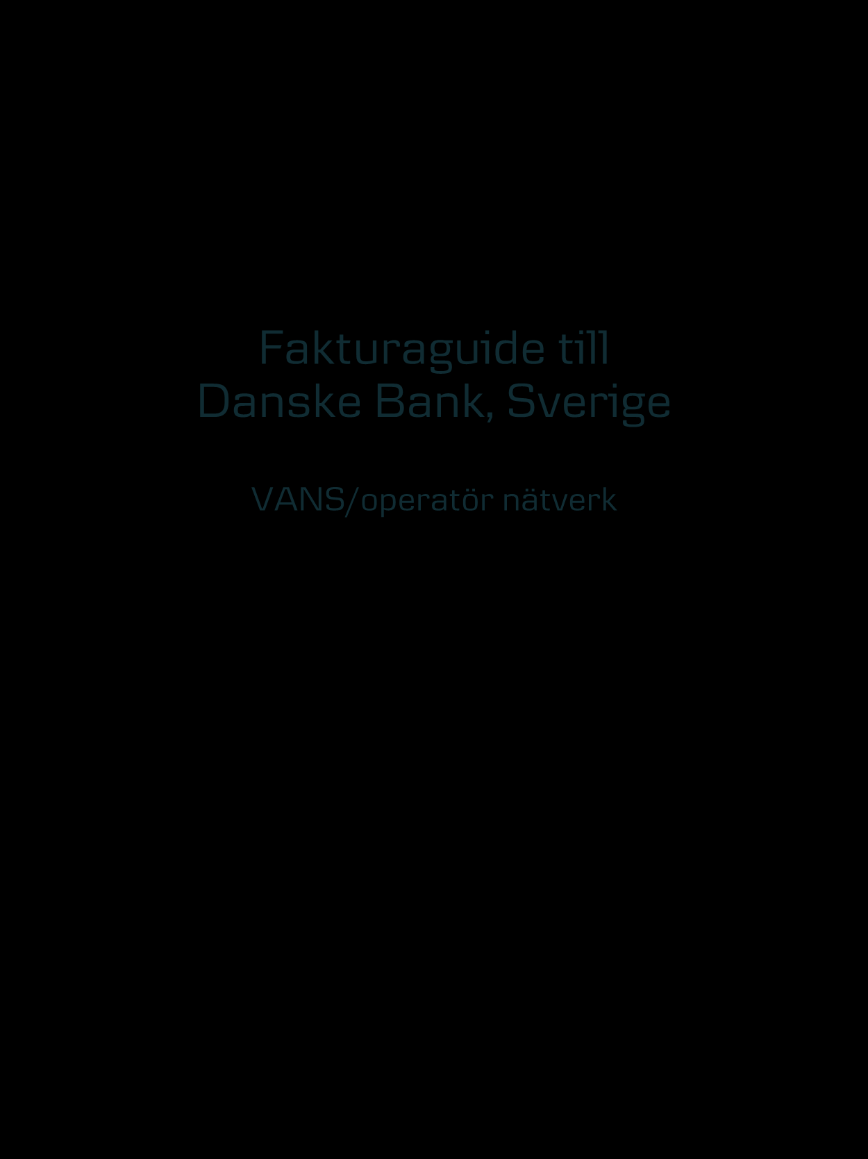 Fakturaguide till Danske