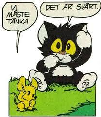 på en lapp och lämna in.