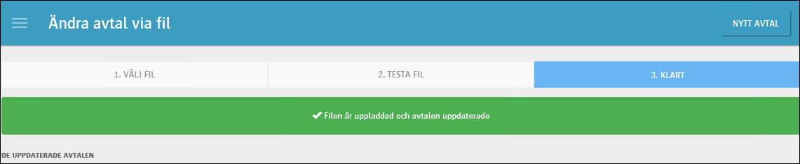 Filen verifieras nu (TESTA FIL kommer eventuellt att