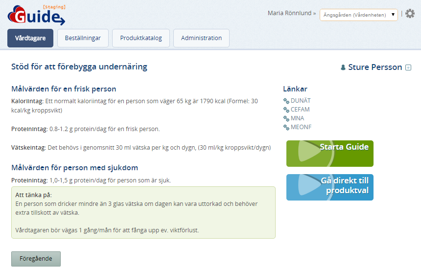 Guide följer nationella