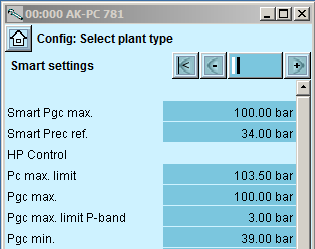 Konfiguration - fortsättning Välj anläggningstyp 1. Gå till menyn Configuration (konfiguration) 2. Välj anläggningstyp Klicka på raden Select plant type (välj anläggningstyp). 3.