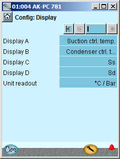Konfiguration - fortsättning Inställning av Display 1. Gå till menyn Configuration (konfiguration) 2. Välj Display setup 3.
