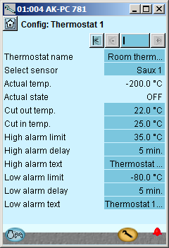 Konfiguration - fortsättning Separata termostatfunktioner 1. Välj termostater 2. Välj aktuell termostat 3.