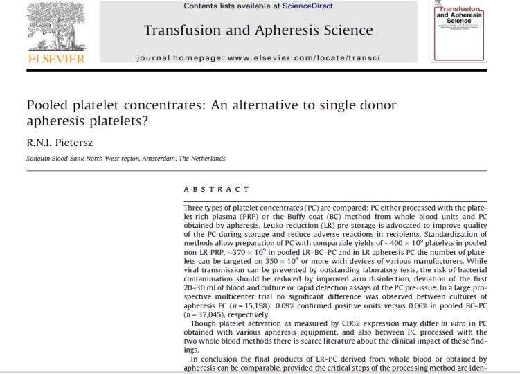 non-febrile hemolytic transfusion reactions Aferestrombocyter vid riktade