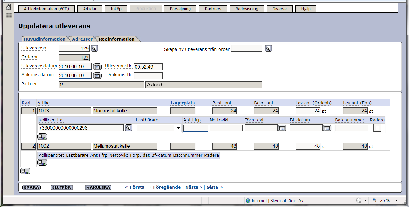 Senast uppdaterat: 11-03-07 Exder Axfood grossist ESAP 20.1 v1.5 sida 29 av 39 10.