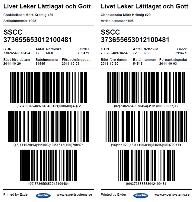 Senast Uppdaterad: 11-10-03 Exder Menigo EDI ESAP 20.