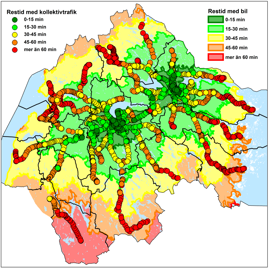 Geografisk tillgänglighet Geografisk tillgänglighet kan ses som en beskrivning av hur lätt trafikanter kan nå till exempel stadens arbetsplatser, service, rekreation etc.