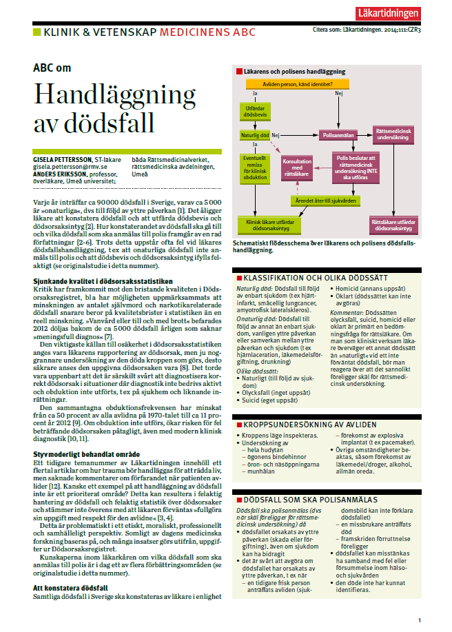 LITET TIPS! Pettersson G, Eriksson A.