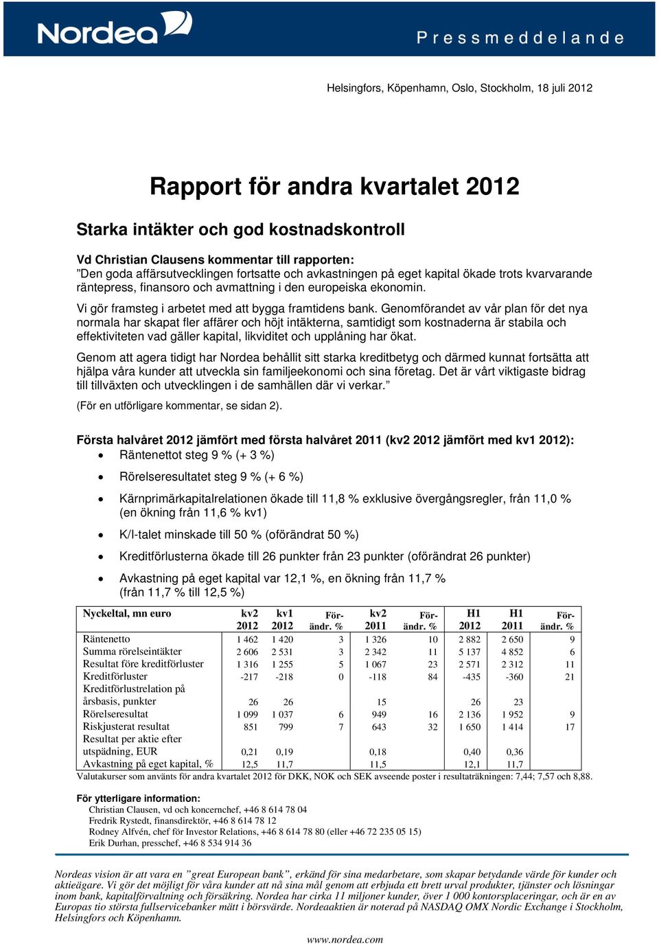 Vi gör framsteg i arbetet med att bygga framtidens bank.