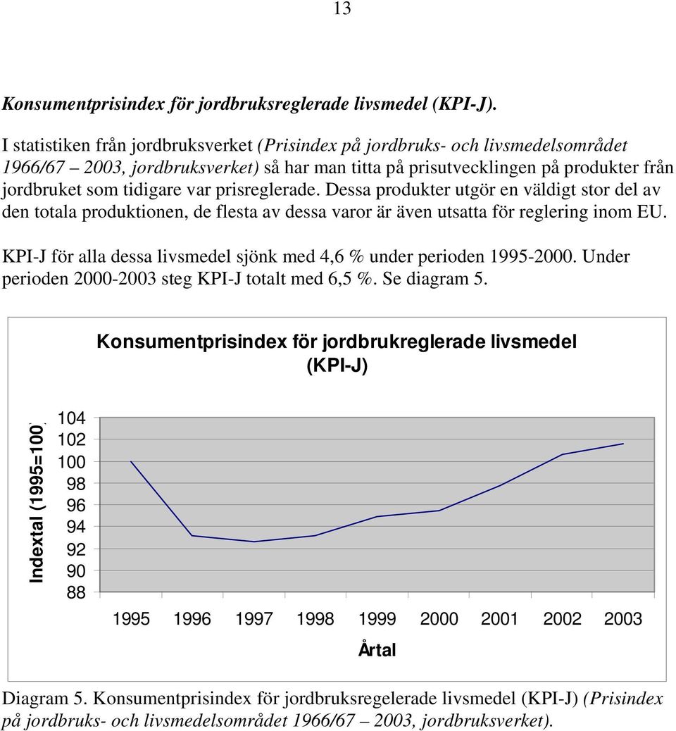 prisreglerade. Dessa produkter utgör en väldigt stor del av den totala produktionen, de flesta av dessa varor är även utsatta för reglering inom EU.